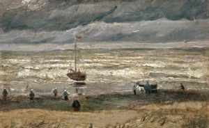 View of the Sea at Scheveningen, one of two stolen Van Gogh paintings recovered.