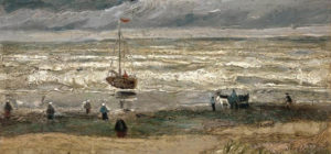 View of the Sea at Scheveningen Van Gogh Painting