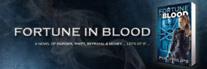 Phil Philips Fortune in Blood Banner