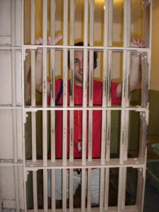 Phil Philips in Alcatraz - Al Capone's Cell