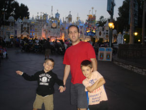 Philips family in Disneyland