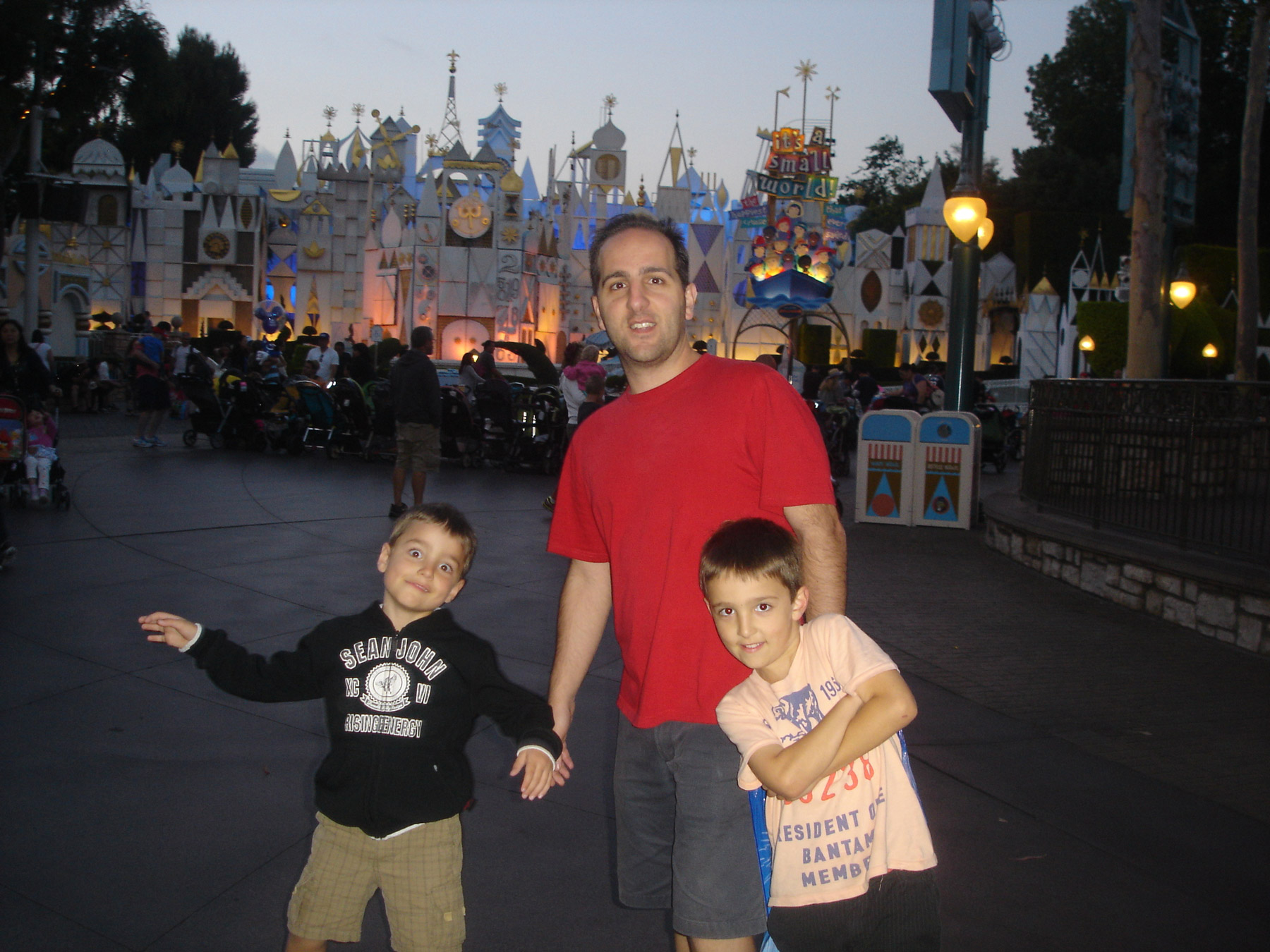 Philips family in Disneyland