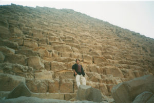 Phil at the Great Pyramid of Egypt