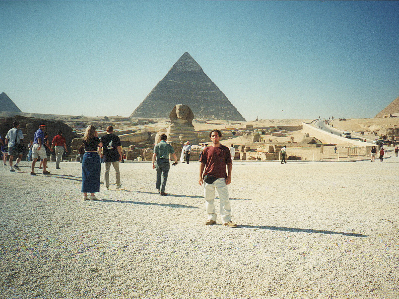 Phil Philips at the Pyramids of Egypt