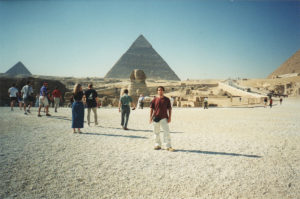 Phil Philips at the Pyramids of Egypt