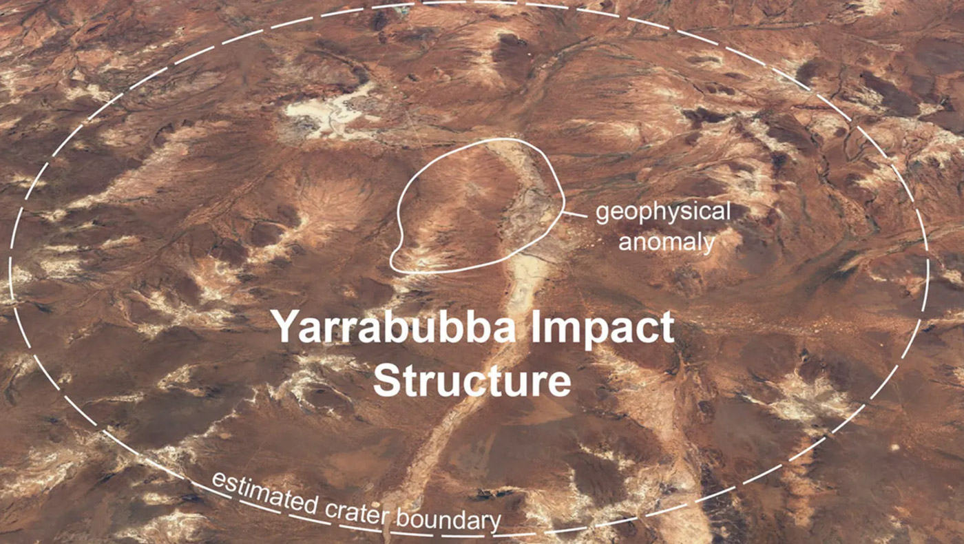 Yarrabubba impact in Australia