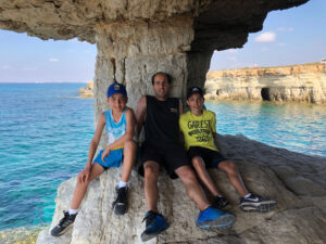 Phil Philips in a hiden cave in Agia Napa